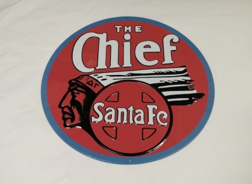 Santa Fe Chief Sign