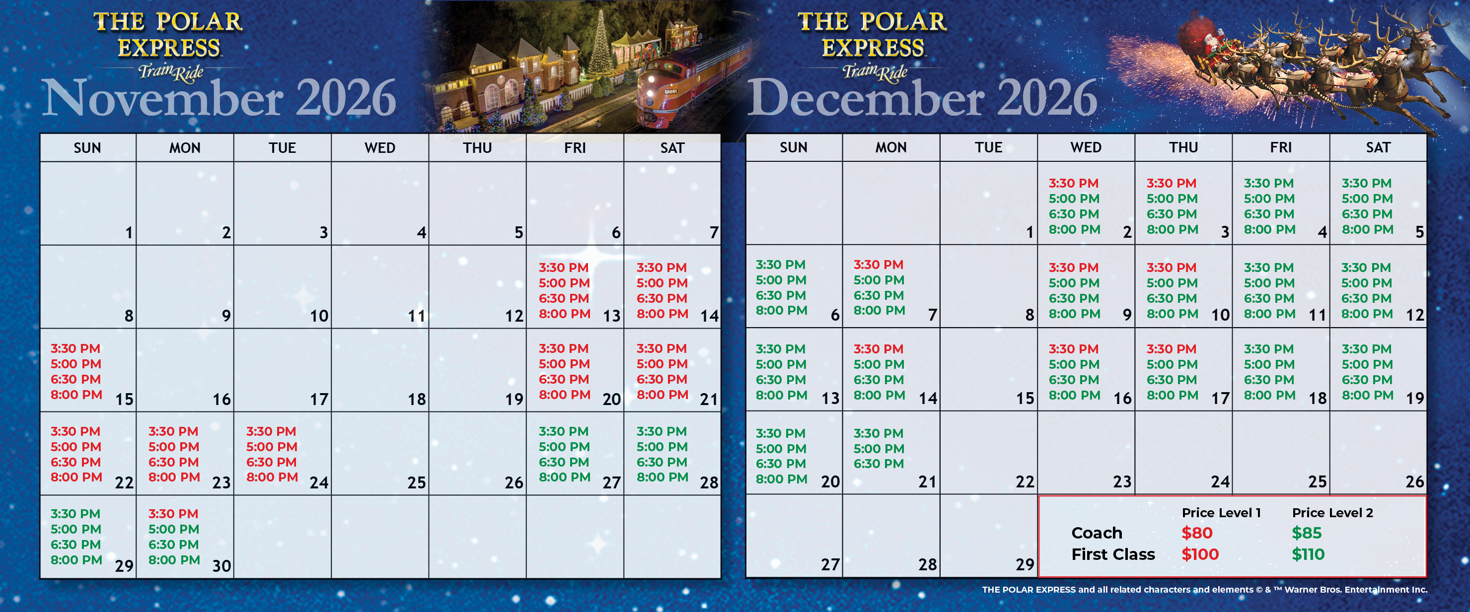 THE POLAR EXPRESS™ Train Ride