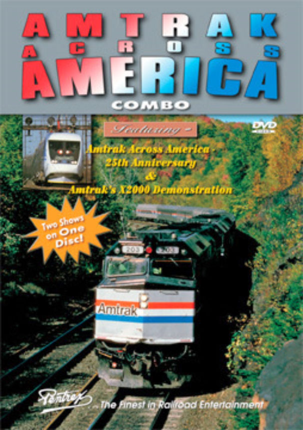 Amtrak Across America Combo Dvd